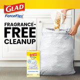 Glad Tall Kitchen Trash Bags 13 Gallon, Fragrance Free Garbage Bags, Odorshield with Drawstring, 110 Count