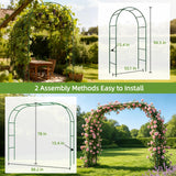 Kelived Metal Garden Arch Trellis for Climbing Plants Outdoor, Garden Arbors and Arches, Wedding Arch Frame Archway, Christmas Party Decoration