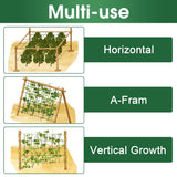 Heavy Duty Trellis Netting Roll, Oltara 5 x 350 ft Soft Mesh Nylon Garden Plant Trellis Netting Bulk for Climbing Plants, Vegetables, Fruits, Cucumber, Pea, Tomatoes