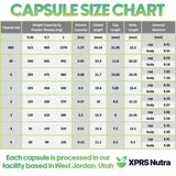 XPRS Nutra Size 0 Empty Capsules - 1000 Count Empty Vegan Capsules - Vegetarian Pills - DIY Vegetable Capsule Filling - Veggie Pill Caps for Do-It-Yourself Supplements (Blue/White)