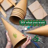 9 Pcs Paper Mache Cones Open Bottom 13.8x5 in, 10x4 in, 5.9x2.75 in, Extra Thick Cardboard Cones for Crafts Paper Cones for Christmas Gnomes Christmas Tree DIY Projects and Decorations