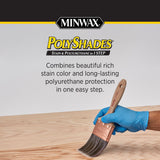 Minwax PolyShades Wood Stain + Polyurethane Finish – ½ Pint, Tudor, Satin