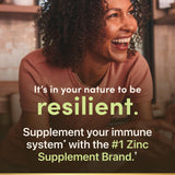 Nature’s Bounty Zinc 50mg,Immune Support & Antioxidant Supplement,Promotes Skin Health,1 Caplet Per Day,Gluten Free,250 Vegetarian Caplets,(Pack of 2)