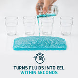 Lunderg Commode Liners with Absorbent Pads - Value Pack Medical Grade 50 Count Universal Fit - Disposable Bedside Commode Liners & Pads for Adult Chairs, Portable Potty Buckets & Camping Toilet Bags