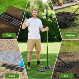 Seeutek Lawn Leveling Rake, 35” x 10” Ground Leveler