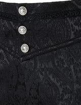 VATPAVE Mens Gothic Pants Cosplay Costume Steampunk Victorian Pants M Black