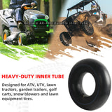 AR-PRO Replacement 20x8.00-8, 20x10.00-8 Inner Tubes for ATV UTV, Lawn Tractor, Garden Trailer, Golf Cart, Snow Blowers - with TR4 Straight Valve Stems - Made from Durable Butyl Rubber