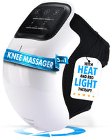 FORTHiQ Knee Massager Smart with Heat, Red Light and Massage Therapy, 3-in-1 Cordless, 2024 Updated Edition, FSA or HSA Eligible, Gifts for Grandma & Grandpa