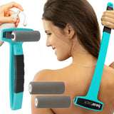 bearback Lotion Applicator for Back & Body – Apply Lotion, Cream, Sunscreen, Self Tanner, Medication, Ointment – Long Reach Folding Handle Roller – American Small Business (Teal)