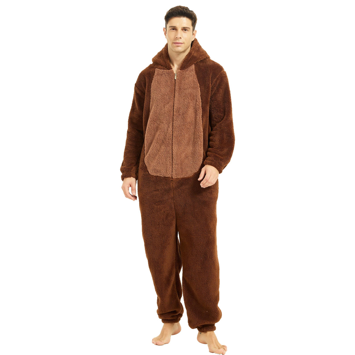 III HHONS Bear Onesie Animal Women/Men Adult Costume Cosplay Pajamas Onesies Christmas for Halloween