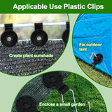 100PCS Shade Cloth Clips, Shade Cloth Plastic Clips