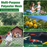 50 x 100 ft Bird Netting for Chicken coop 2.4" Mesh Poultry Netting, Protects Garden, Fruit Trees & Poultry from Birds & Small Animals