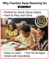 Elimino Family Card Game – Fast-Paced Game of Luck & Sabotage | Ages 7+