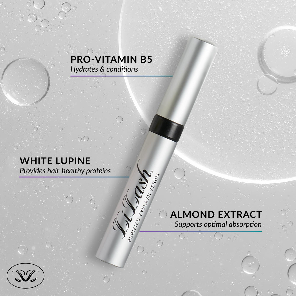 LiLash Purified Eyelash Physician-Formulated Serum XL for Fuller & Longer Looking Eyelashes | Natural Eyelash Enhancer Safe for Sensitive Eyes & Contact Lens Wearers | 6-Month Supply (4mL)