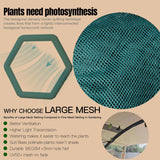 Poray Large 6.6x3.3FT Tunnel Plant Netting Cover, Pop up Crop Cage Gardening Net Cover for Protecting Vegetables &Fruits,Durable Gardening Net for Plant and Small Animals