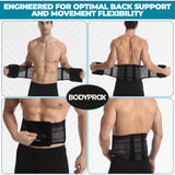 Bodyprox Breathable Back Brace, Back Support Brace for Men and Women.