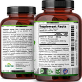 Zazzee Extra Strength Mullein 10:1 Extract, 3000 mg Strength, 180 Vegan Capsules, 6 Month Supply, Standardized 10X Extract, 100% Pure Leaf Powder, All-Natural and Non-GMO, Made in The USA