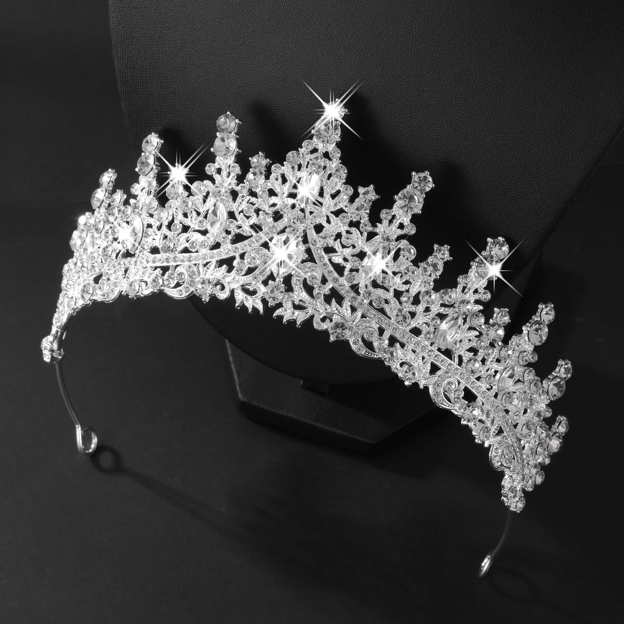 Kamirola Metal Tiaras and Crowns for Women,Tiaras Earrings Necklace sets