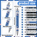 Sayglossy 36 Pcs Xray Tech Gifts Bulk Ballpoint Pens in Black Ink Radiology Tech Student Essentials Retractable Pens for Radiologist X-Ray Technician Graduation Christmas Birthday Radiology Day Gifts