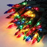 Watereem 3 Pack Multicolor Christmas String Lights, 100 Count Each, Incandescent Mini Christmas Lights, Connectable Xmas Tree Light for Indoor Outdoor Garland Birthday Holiday Wedding Festival Party