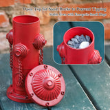 YiLifebes Small Dog Fire Hydrant Pee Post, 9" H Metal Fake Fire Hydrant for Dogs to Pee On, Indoor Training & Outdoor Garden Statue
