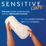 TENA Sensitive Care Incontinence Pads, Bladder Control, Postpartum for Women, Overnight Absorbency, Extra Coverage, 90 Count