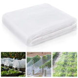 Hoolerry 20 x 25 ft Mosquito Netting Garden Netting for Raised Beds Ultra Fine Insect Net Large White Bird Mesh Barrier Greenhouse Row Cover Bug, Protect Vegetable Fruits Flowers Tree