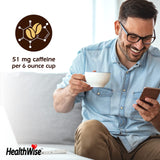 Healthwise Chocolate Coconut 100% Colombian Coffee K-Cups Low Acid Coffee K-Cups - Medium Roast, Healthier Coffee for Sensitive Stomach - 72 Count (Pack of 6)