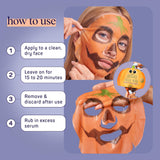 SpaLife Facial Mask Sheet Bundle - Pumpkin, Ghost, Bat - Halloween Character Mask Bundle - Face Masks for Skin Care - Moisturizing Sheet Face Masks - Skincare Pack for Women - Spa Beauty Masks