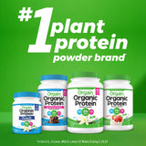 Orgain Organic Vegan Protein Powder, Vanilla Bean - 21g Plant Protein, 4g Prebiotic Fiber, No Lactose Ingredients, No Added Sugar, Non-GMO, For Shakes & Smoothies, 2.03 lb (Packaging May Vary)