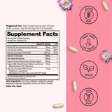 Winged Wellness Balance Babe, Hormone Balance & Estrogen Detox Supplement for Women - 100mg DIM & Calcium D-Glucarate & Milk Thistle for PMS Bloating, Cramps, Mood & Hormonal Acne Support, 60 Capsules