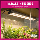 Arcadia Jungle Dawn LED Bar 34" Long 51 Watts High Lumen Output – High Output LED Light Bars for Reptiles, Terrariums, Plants and Indoor Use, Long Lasting Easy to Use Natural Plant Grow Lighting