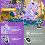 Kids Smart Phone Toys for Girls,Christmas Birthday Gifts for Girls Age 3-10 Kids Cell Phone Toys with 2.8" Touchscreen 20 Learning Games Dual Camera Music Player, 8G SD Card