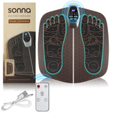 Foot Massager Mat for Neuropathy,EMS Foot Massager for Circulation and Pain Relief, Foldable Feet and Calves Massage Machine with 8 Modes and 32 Intensity Levels for Muscle Relaxation,FSA HSA Eligible