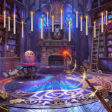 24 Pcs Halloween LED Magic Hanging Floating Candles, Taper Flickering Flameless with 2 Magic Wands - Candle Set for Halloween, Christmas, Weddings, Birthdays & Fantasy Ambiance...