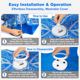 Qraxond Interactive Cat Toys for Indoor Cats,Automatic Kitten Tunnel Toy