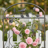 4 Pack Garden Trellis for Climbing Plants, 71 x 20 inch Rustproof Heavy Duty Metal Trellis for Climbing Rose Vine Clematis, Perfect for Premium Patio Decor & Luxury Outdoor Garden Design, Silver Gray
