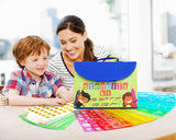 Drawing Stencils Set for Kids (55 Piece) - Arts and Crafts Set for Girls & Boys - Christmas & Birthday Gifts for Kids 4 5 6 7 8 9+ Year Old - Ideal Creativity Kit & Travel Activity with 300+ Shapes