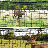 4 x 100ft Deer Fence Netting, Heavy Duty Deer Netting, 55GSM Deer Fence for Garden, Reinforced Edges Anti Bird Netting Mesh for Fruit Trees Vegetable, Raised Bed(55GSM, 4 x100ft)