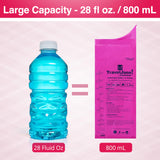 TravelJohn TravelJane Disposable Urinal for All Genders, Adults, and Children(18 Pack), Pink