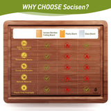 Bamboo Cutting Board Set Non Slip Feet Over Sink Gifts Best Mama Mommy Bonus Busy Mom Ever Christmas Xmas Birthday Law Step Stepmom Stepmother Who Have Everything Good Unique Useful Present