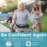 Pro Enrichment Sacroiliac SI Joint Hip Belt - Lower Back Support Brace for Men and Women - Pelvic Support Belt - Trochanter Belt - Sciatica Pelvis Lumbar Hip Pain Relief - FSA HSA Eligible (Regular)