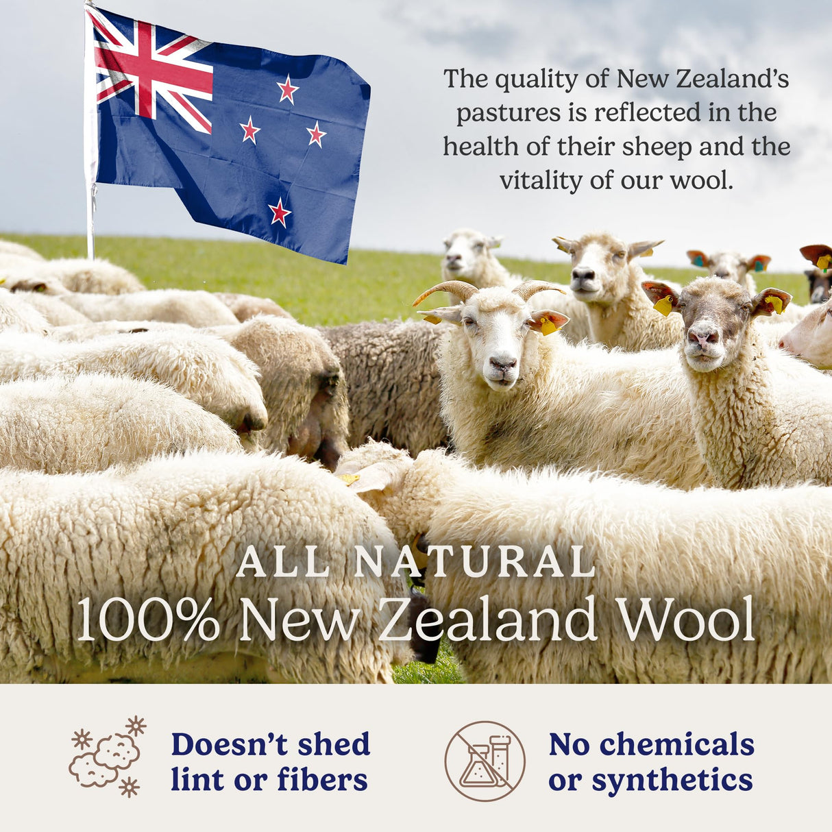 Handy Laundry Wool Dryer Balls - Natural Fabric Softener, Reusable, Reduces Clothing Wrinkles and Saves Drying Time, Better Alternative to Plastic Balls and Liquid Softener (Pack of 12)