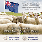 Handy Laundry Wool Dryer Balls - Natural Fabric Softener, Reusable, Reduces Clothing Wrinkles and Saves Drying Time, Better Alternative to Plastic Balls and Liquid Softener (Pack of 12)