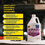 Zep Morado Purple Concentrated Super Cleaner - 5 Gallon (1 Unit) 85635 - Extra Heavy-Duty Industrial Degreaser, Phosphate Free, Alkaline Concentrate Removes Grease, Grime