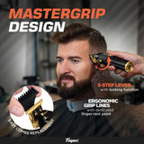 Fagaci Professional Hair Clippers for Men Set Turbo Power with Precise Cutting, Barber Clippers for Hair Cutting, Cordless Hair Clippers and Trimmers Set, Maquina de Cortar Cabello, Haircut Barber Kit