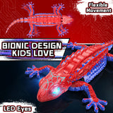 Loueouv RC Wall Climbing Gecko, Rechargeable Remote Control Robot for Kids