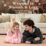 Krifey Wearable Blanket Hoodie, Oversized Sherpa Hooded as Birthday Gifts Christmas Gifts for Mom Women Girlfriend Men, Cozy Sweatshirt with Giant Pocket