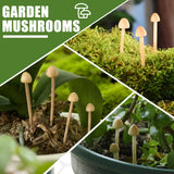 Mumutie 16-Pack Mini Mushrooms for Crafts - Terrarium Decor for DIY Miniature Landscapes & Garden Mushrooms - Desktop Ornaments & Christmas Decorations.