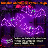 HappyAlley 3-Pack 14" Halloween Classics Twinkling LED Bat Window Lights